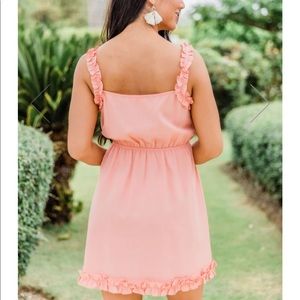 Pink lily If You Can Catch Me Peach Dress